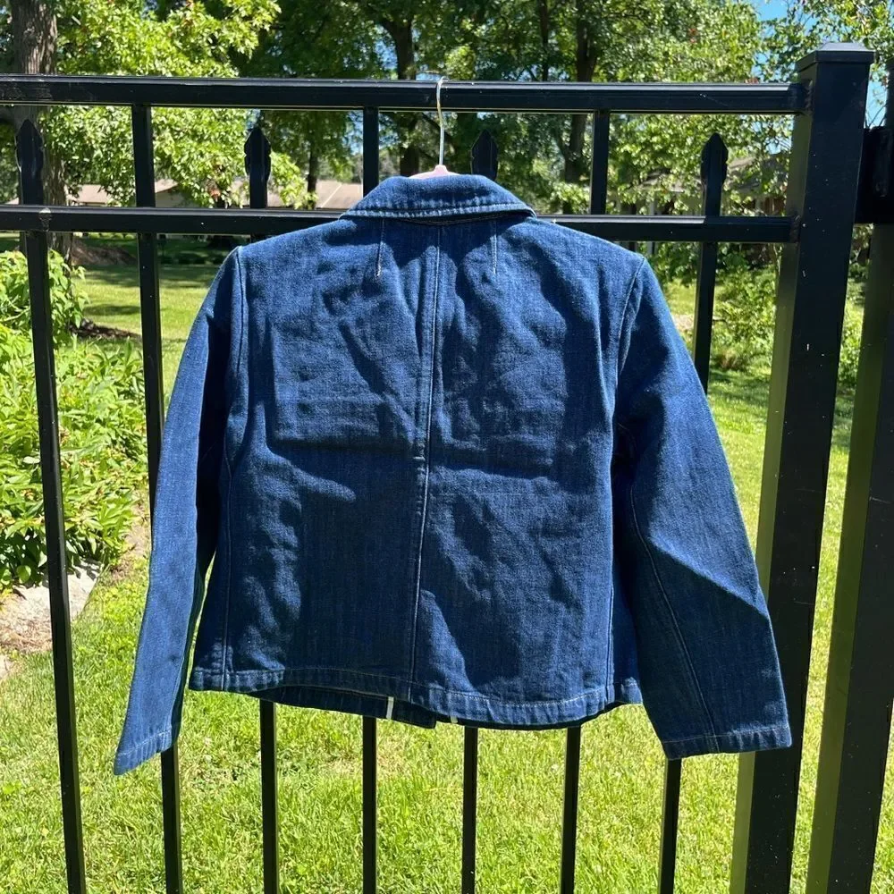 J Crew Denim Blazer Jacket in Resin Wash NWT